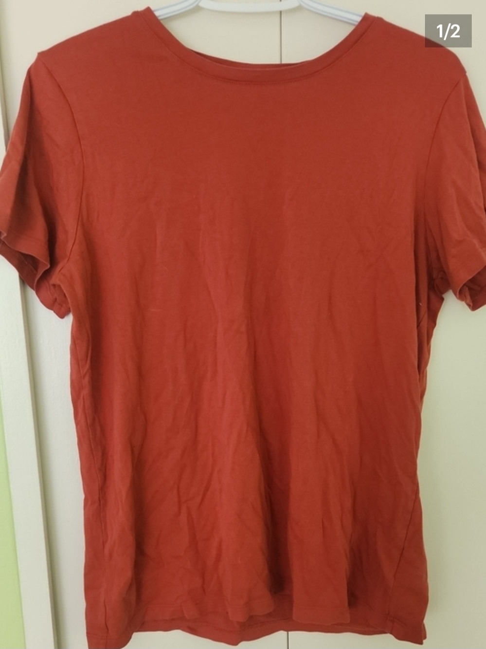 Women's Crew Neck T-Shirt - Orange